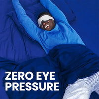 3D Sleep Mask 100% Light Blocking Eye Patch Zero Eye Pressure Blindfold for Travel Office Napping Meditation Shift Work